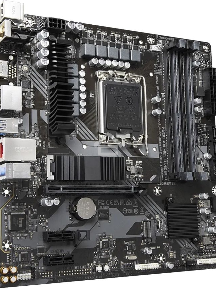 Материнская плата Gigabyte B760M DS3H AX DDR4, LGA 1700, Intel B760, 4xDDR4, 4xSATA, 2xM.2, 1xPCI-E 4.0 x16, 2xPCI-E 4.0 x1, 1xHDMI, 2xDP, 1x 2.5Gb LAN, 3xUSB 3.2 Gen 1, 2xUSB 2.0, 3x3.5 мм, 7.1, Micro-ATX