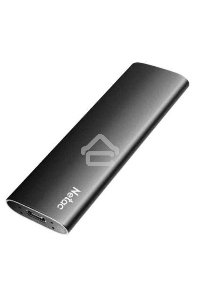Накопитель SSD External Netac 2.0Tb Z SLIM <NT01ZSLIM-002T-32BK> (USB3.2, up to 520/480MBs, 100х29.5х9mm, Black)