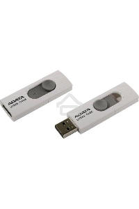 Флеш диск 64GB ADATA UV220, USB 2.0, белый/серый