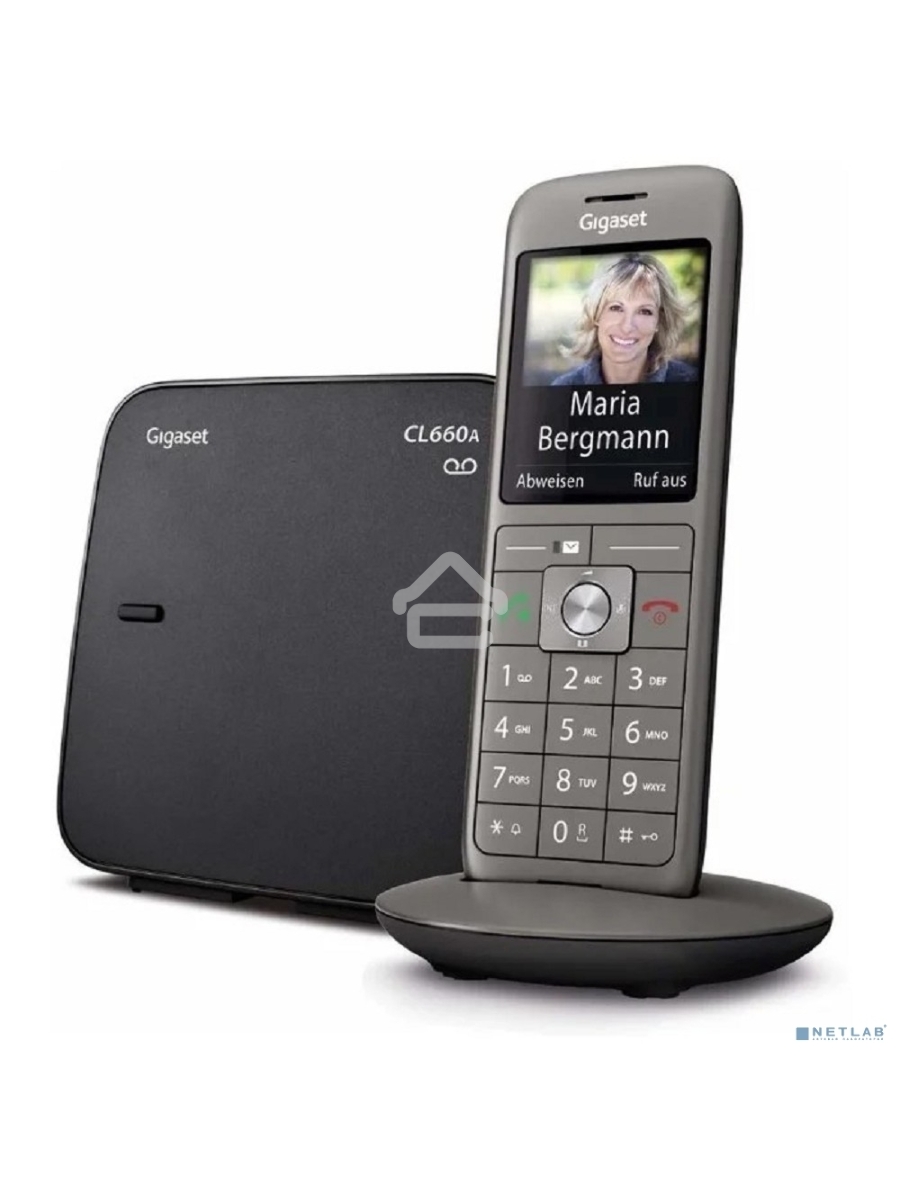 Р/Телефон Dect Gigaset CL660A черный автооветчик АОН