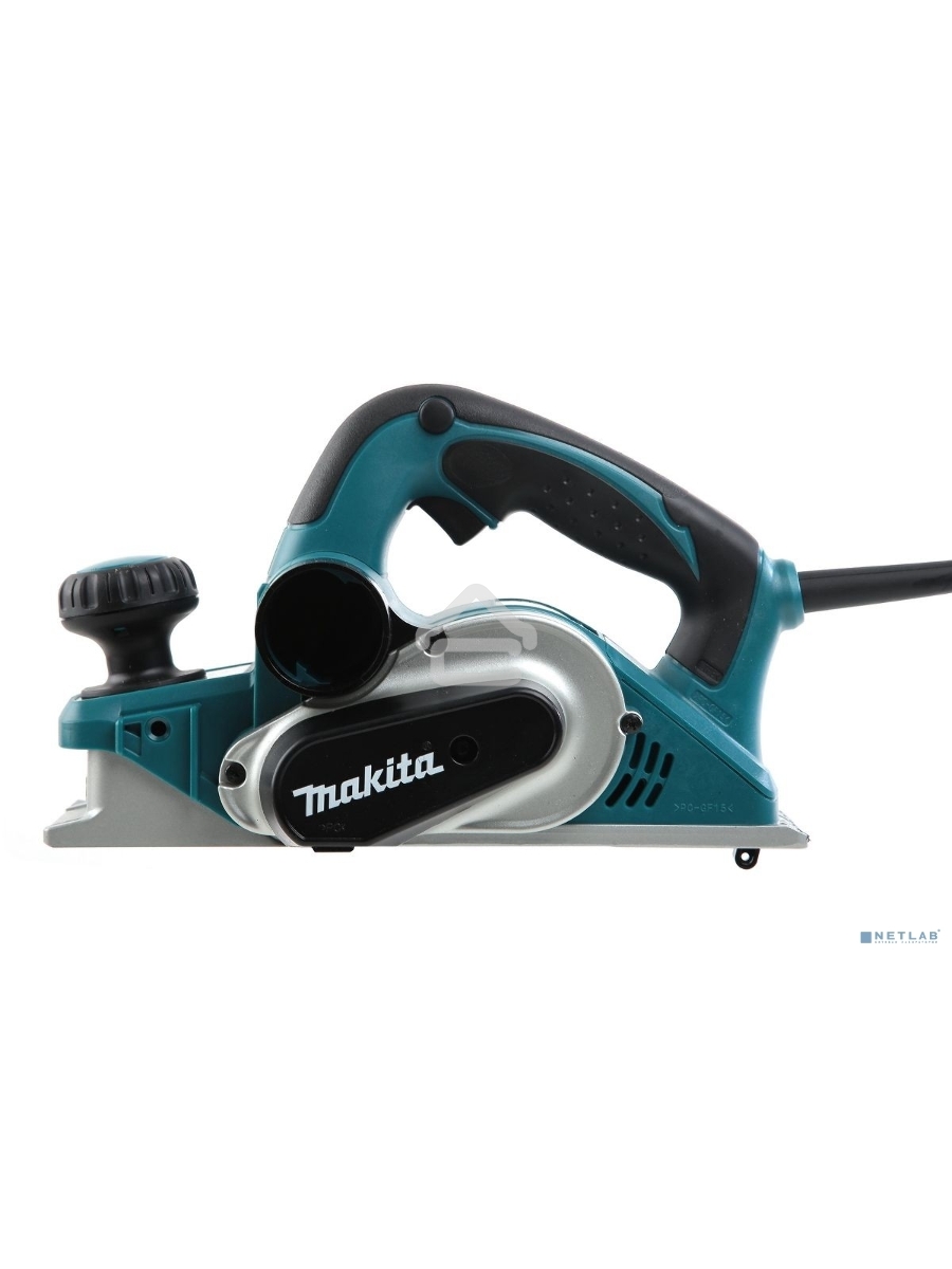 Рубанок Makita KP0810 Рубанок,{850Вт,16000об\м,ширина-82мм,глуб-4мм,3.2кг,кор,парал упор}