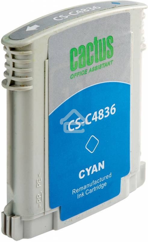 Картридж струйный Cactus CS-C4836 голубой (29 мл) для №11 HP 2000/2500/1000/1100/1200