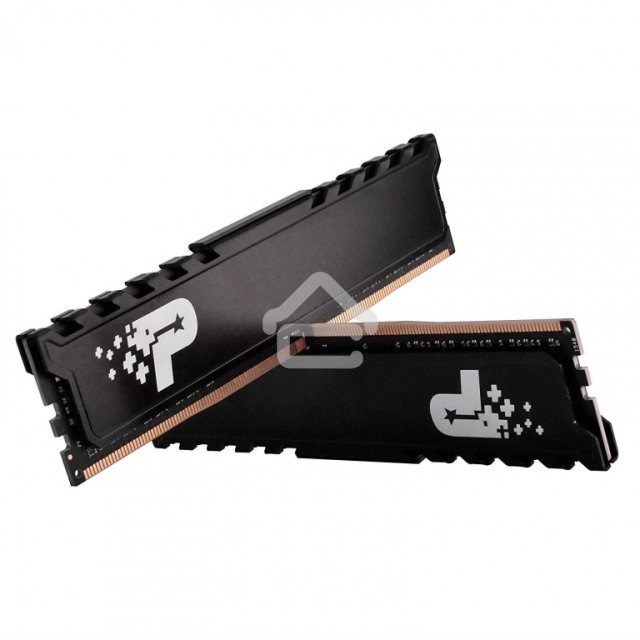 Оперативная память Patriot Signature Premium, DDR4, 8GB (2x4 GB), 2666 MHz, CL19, DIMM, радиатор, черный