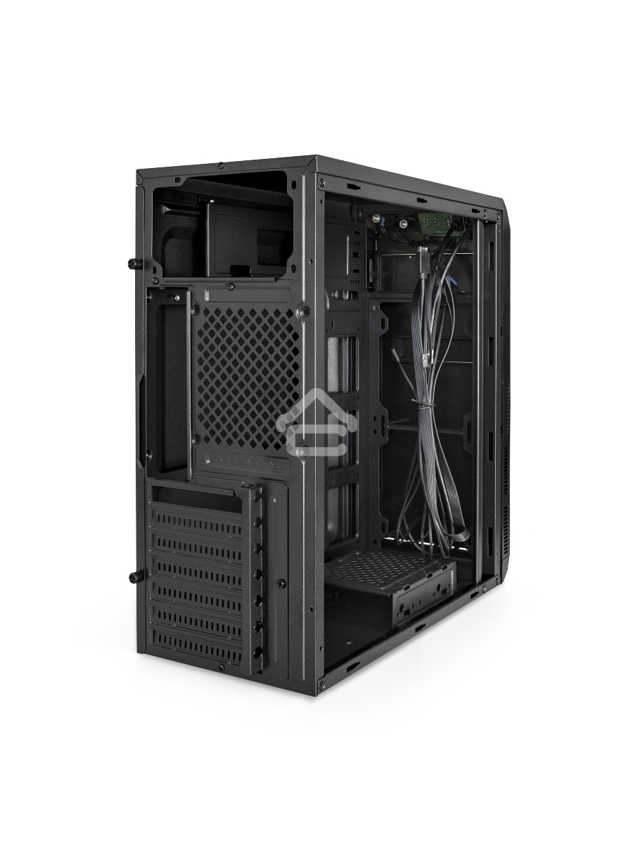 Компьютерный корпус Miditower ExeGate XP-334UC-XP500 (ATX, XP500 с вент. 12см, 1*USB+1*USB3.0+1*TypeC, аудио, черный)