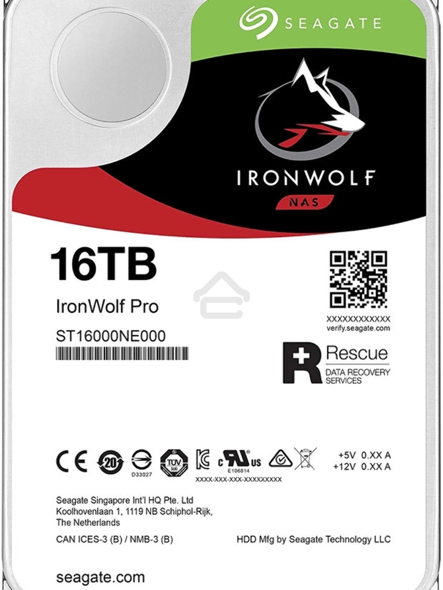 Жесткий диск Seagate HDD 16Tb IronWolf Pro ST16000NE000 3.5