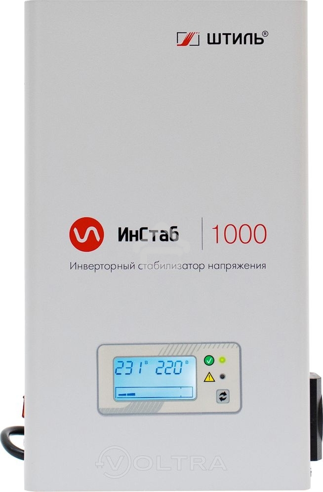 Стабилизатор напряжения Штиль ИнСтаб IS1000 800Вт 1000ВА белый