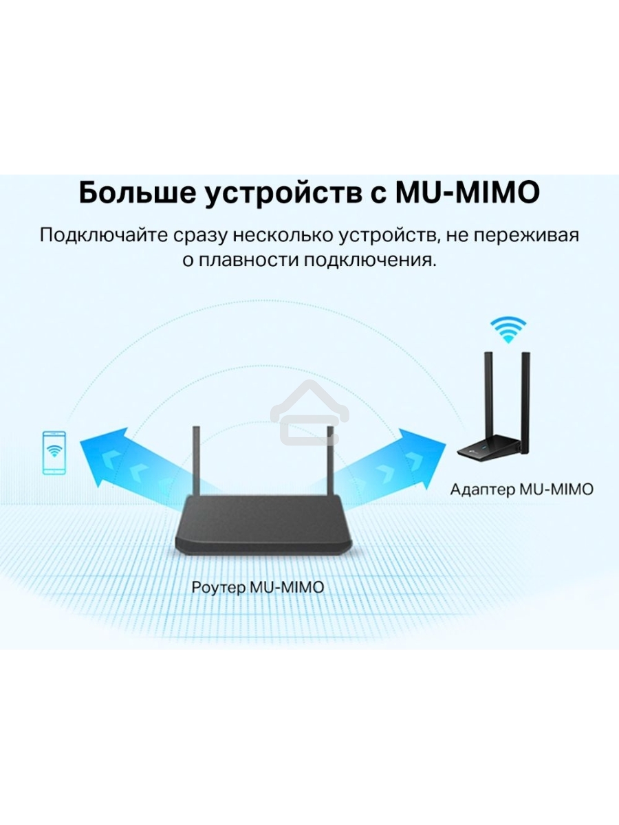 Двухдиапазонный Wi-Fi 6 USB-адаптер TP-Link Archer TX20U Plus AX1800 высокого усиления