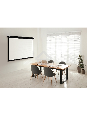 Экран Cactus 152x203см Wallscreen CS-PSW-152X203-BK 4:3 настенно-потолочный рулонный черный