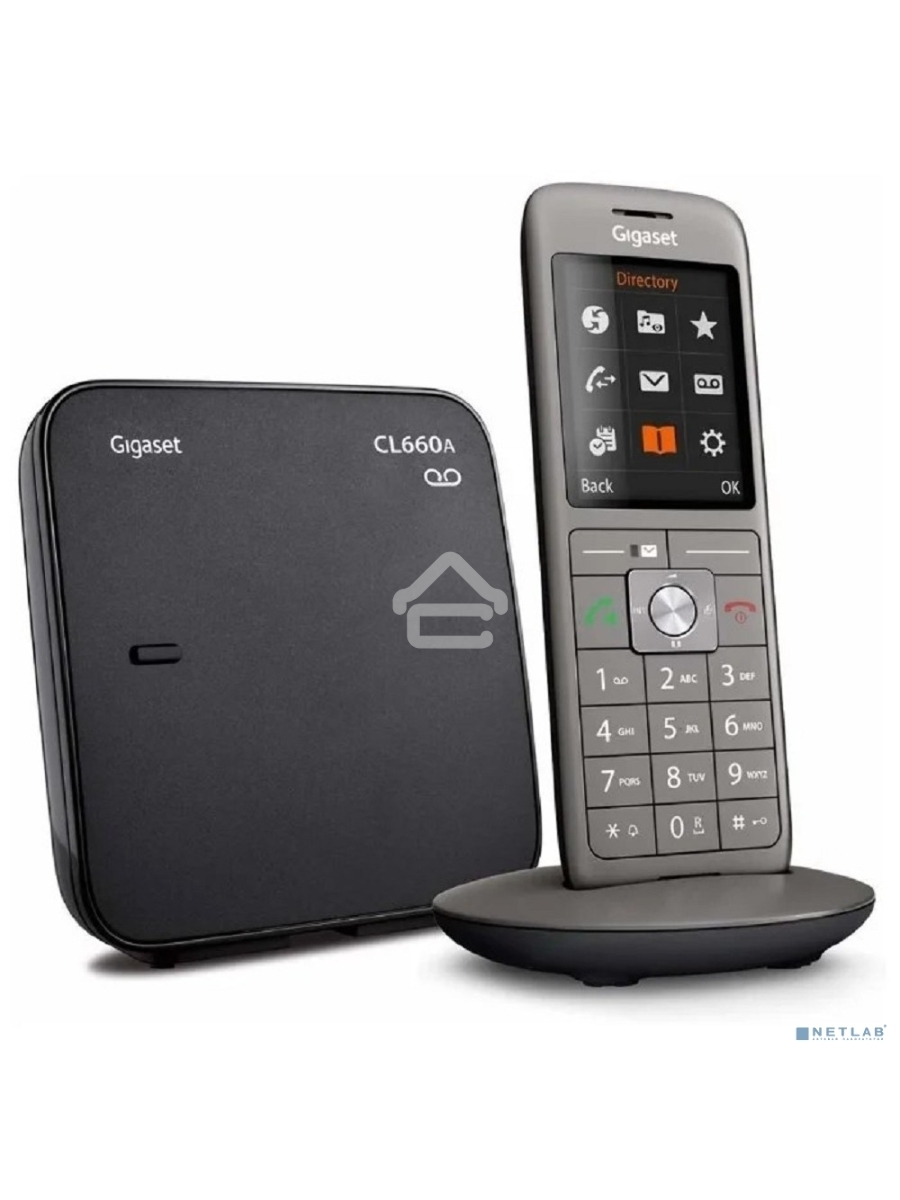 Р/Телефон Dect Gigaset CL660A черный автооветчик АОН