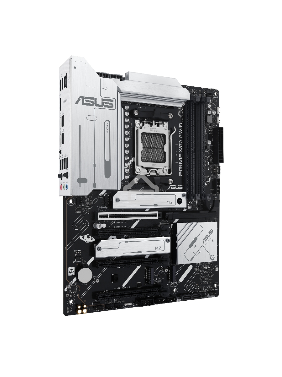 Материнская плата ASUS PRIME X870-P WIFI, AM5, AMD X870, 4xDDR5, 2xSATA, 4xM.2, 1xPCI-E 5.0 x16, 2xPCI-E 4.0 x1, 1xHDMI, 2xUSB-C, 1x 2.5Gb LAN, 4xUSB-A 3.2 Gen 1, 1xUSB-A 3.2 Gen 2, 4xUSB-A 2.0, 3x3.5 мм, 7.1, 1xWi-Fi 7, ATX