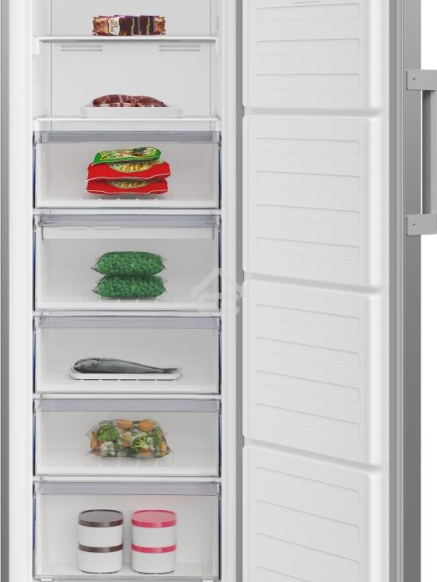 Морозильная камера Beko B3RFNK292G, тёмно-серый, 255л, 5 ящиков