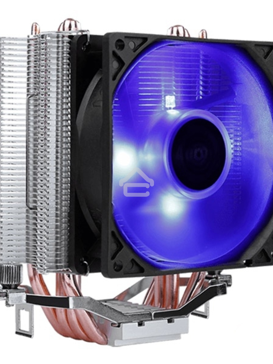 Кулер для процессора AeroCool / Formula Verkho 4 Lite серебристый, 90 мм, алюминий/медь, 2000 об/мин, 27 дБ, 4 pin, 125 Вт, 135 мм