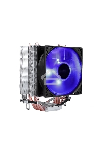 Кулер для процессора AeroCool / Formula Verkho 4 Lite серебристый, 90 мм, алюминий/медь, 2000 об/мин, 27 дБ, 4 pin, 125 Вт, 135 мм