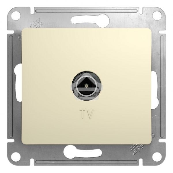 Механизм розетки TV 1-м СП Glossa 1DB беж. SchE GSL000291