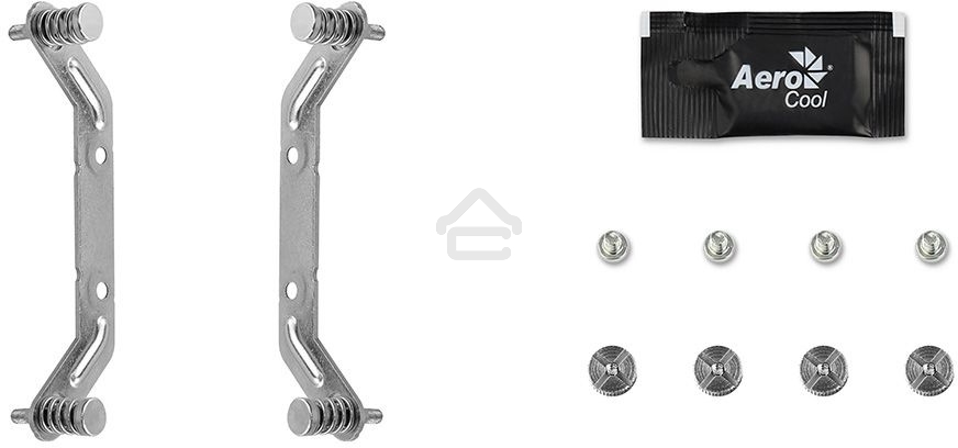 Кулер для процессора AeroCool/Formula Cylon 3H черный, 120 мм, алюминий, 1800 об/мин, 24.3 дБ, 4 pin, 125 Вт, 98 мм