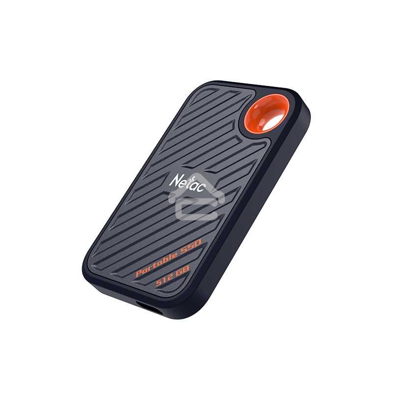 Внешний SSD Netac ZX20, 512 Gb, USB 3.2 Gen 2x2 Type-C, R/W 2000/1800, черный