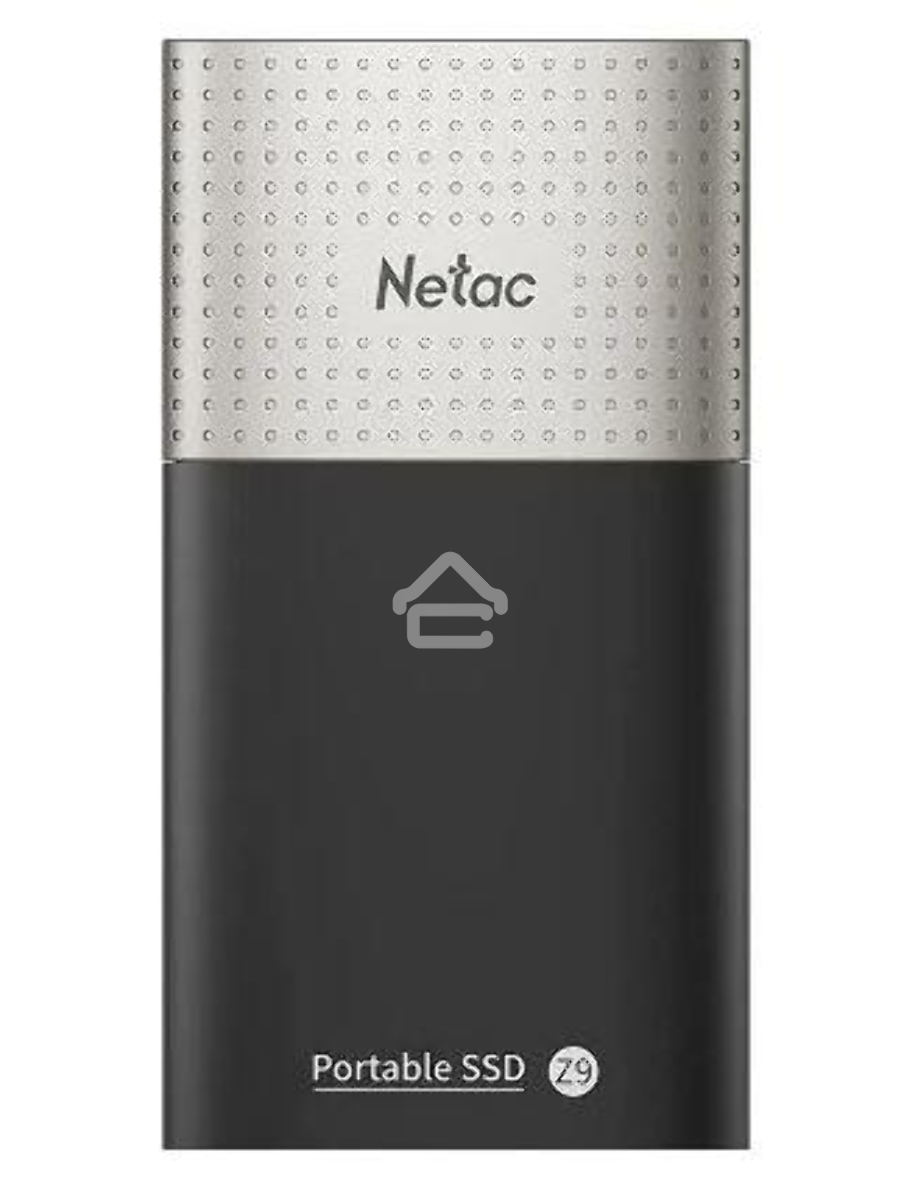 Внешний накопитель SSD Netac 500Gb Z9 <NT01Z9-500G-32BK> (USB3.2, up to 550/480MBs, 90х47.5х11.5mm, Aluminium+Plastic)