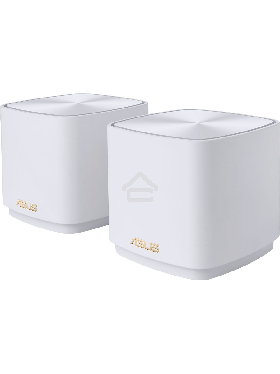 Бесшовный Mesh роутер Asus ZenWiFi XD5 (XD5 (W-2-PK)) AX3000 10/100/1000 компл.:устройство/крепления/адаптер белый (упак.:2шт)