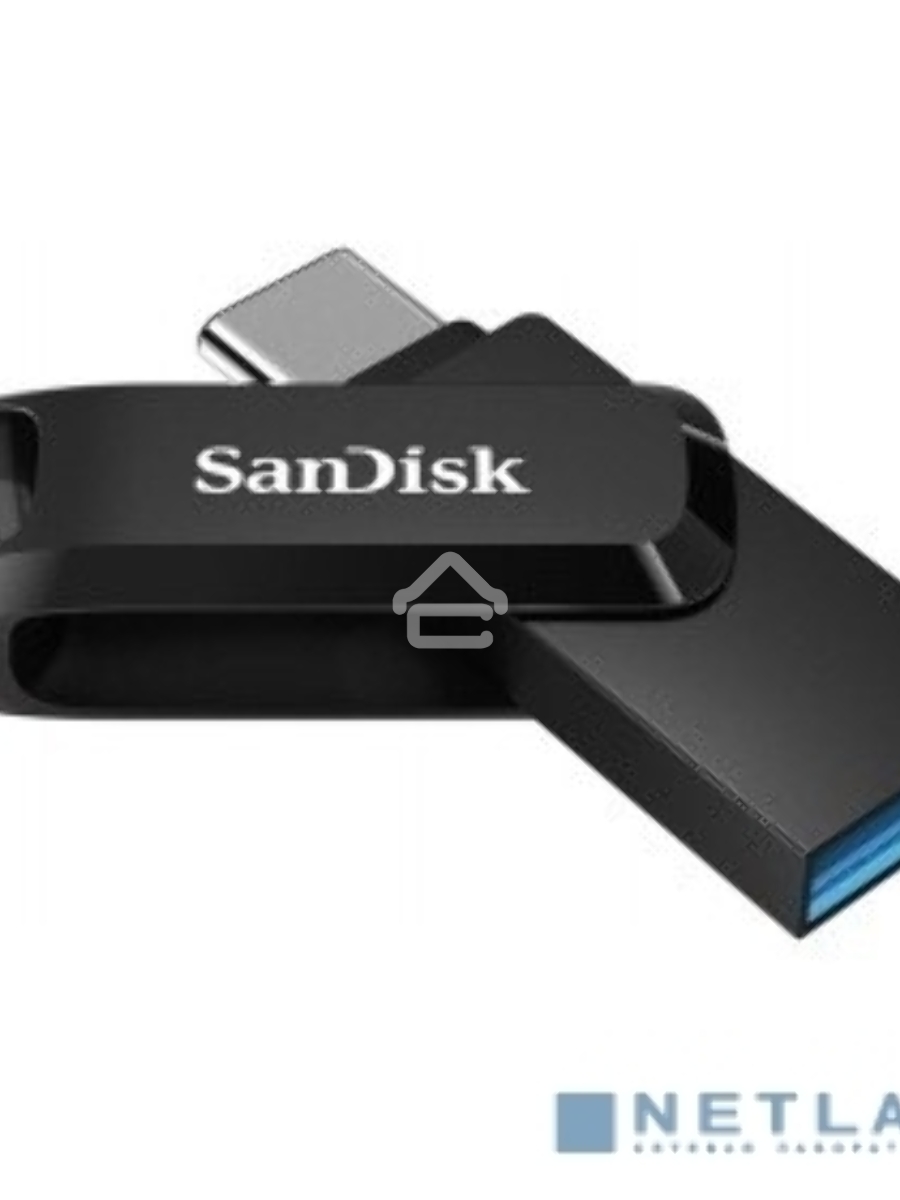 Флеш диск Sandisk 128Gb Ultra Dual Drive Go SDDDC3-128G-G46 USB3.1 черный