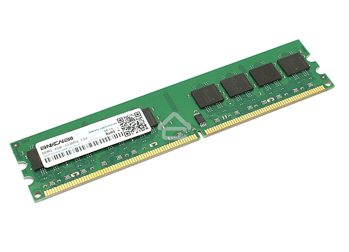 Оперативная память Ankowall, DDR2, 4GB (1x4GB), 533 MHz, CL4