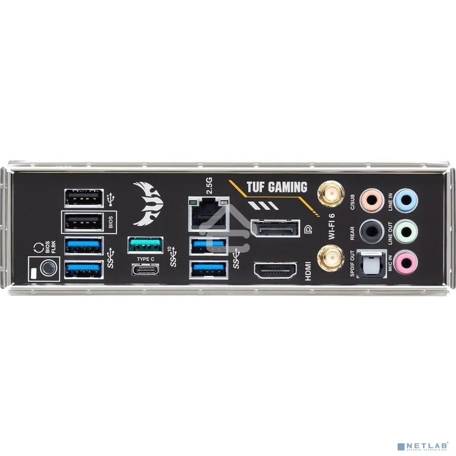 Материнская плата ASUS TUF GAMING B550-PLUS WIFI II, AM4, AMD B550, 4xDDR4, 6xSATA, 2xM.2, 1xPCI-E 3.0 x16, 1xPCI-E 4.0 x16, 3xPCI-E x1, 1xDP, 1xHDMI, 1x 2.5Gb LAN, 2xUSB-A 3.2 Gen 1, 1xUSB-A 3.2 Gen 2, 1xUSB-C 3.2 Gen 2, 3x3.5 мм, 7.1, ATX