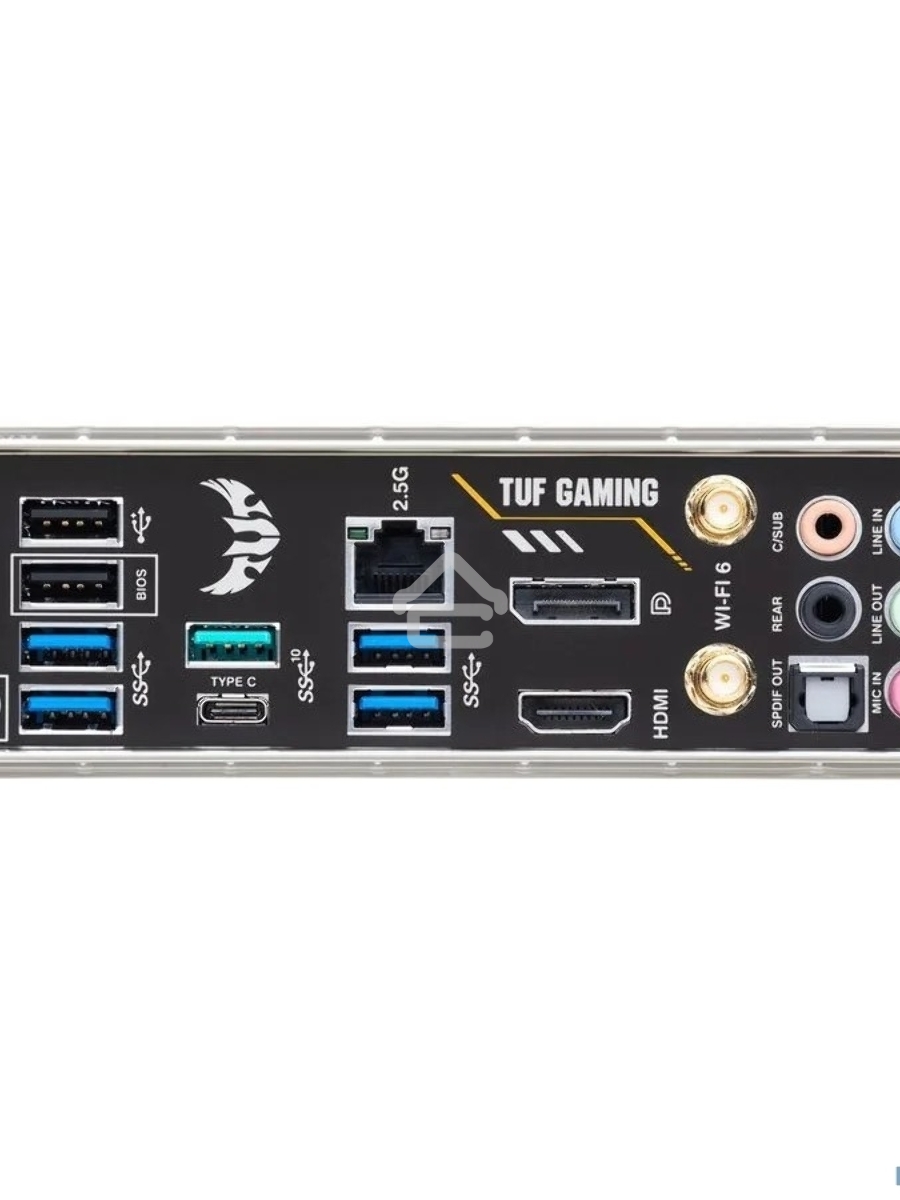 Материнская плата ASUS TUF GAMING B550-PLUS WIFI II, AM4, AMD B550, 4xDDR4, 6xSATA, 2xM.2, 1xPCI-E 3.0 x16, 1xPCI-E 4.0 x16, 3xPCI-E x1, 1xDP, 1xHDMI, 1x 2.5Gb LAN, 2xUSB-A 3.2 Gen 1, 1xUSB-A 3.2 Gen 2, 1xUSB-C 3.2 Gen 2, 3x3.5 мм, 7.1, ATX