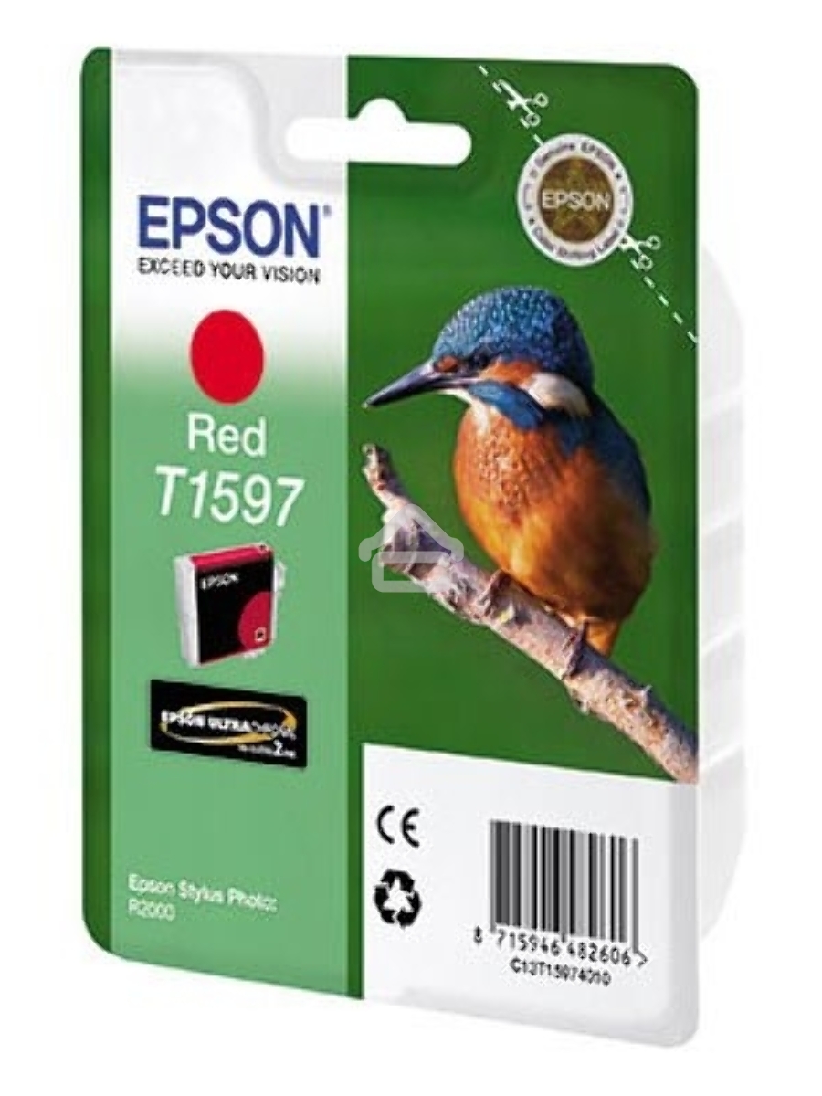 Картридж струйный Epson C13T15974010 красный для Epson St Ph R2000