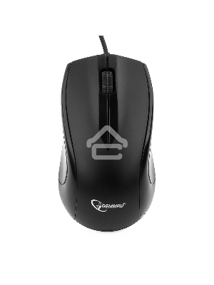 Мышь проводная Gembird MUSOPTI9-905U черный, 1000 dpi, USB, кнопки - 3
