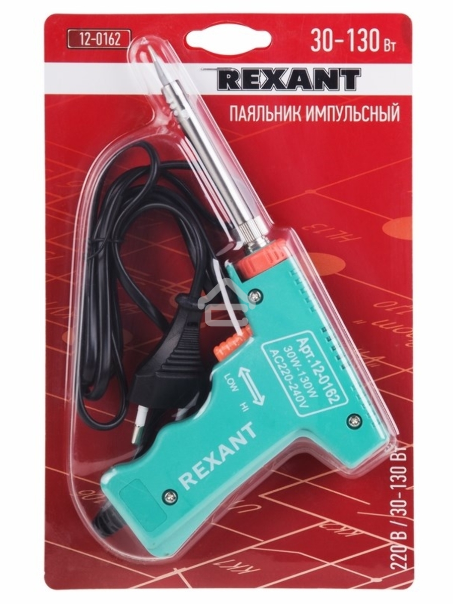 Паяльник импульсный Rexant, 220 В/30-130 Вт