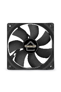 Вентилятор для корпуса ExeGate ExtraPower EP12025SM черный, 120 мм, 1800 об/мин, 28 дБ, 2 pin