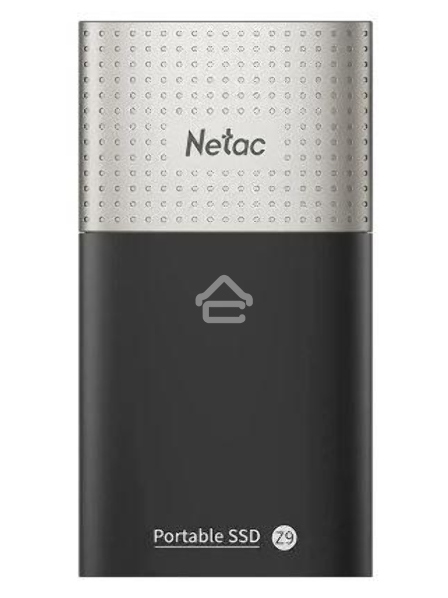 Внешний накопитель SSD Netac 1Tb Z9 <NT01Z9-001T-32BK> (USB3.2, up to 550/480MBs, 90х47.5х11.5mm, Aluminium+Plastic)