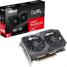 Видеокарта ASUS DUAL-RX7600-O8G-V2 RX7600,8Gb GDDR6 HDMI, 3*DP
