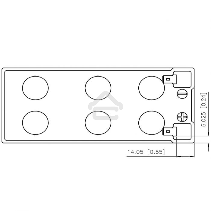 Аккумулятор CSB GPL1272 F2FR (12V 7.2Ah )