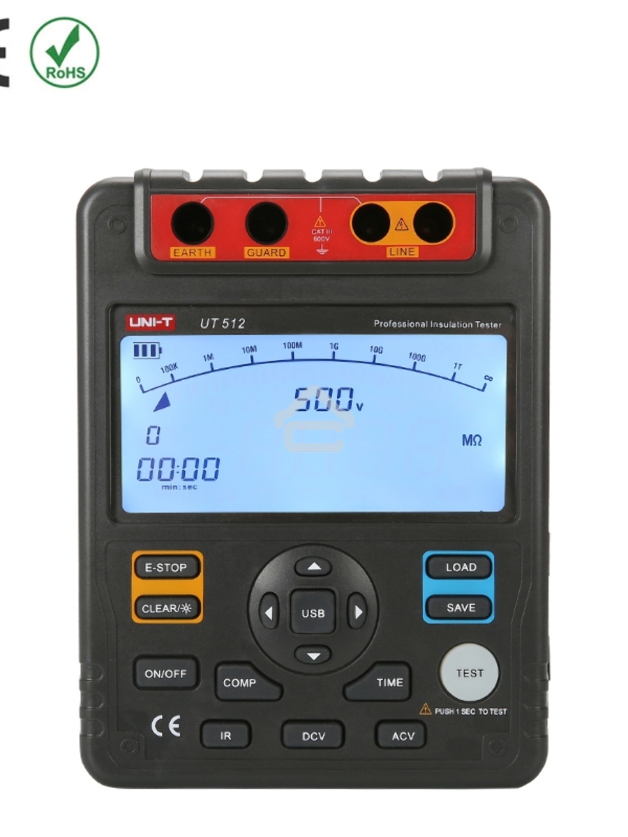 Тестер сопротивления изоляции UNI-T UT512