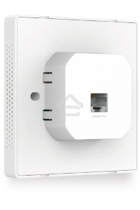 Точка доступа TP-Link Omada AC1200 wireless MU-MIMO Gigabit wall-plate Access Point, 1 Gigabit downlink port, 1 gigabit uplink port, 802.3af/at PoE in, wall plate mounting, support standalone mode and controlled by Omada SDN controller (Software/hardware/