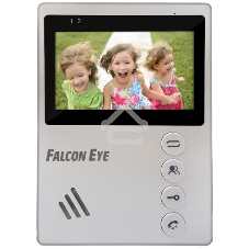 Видеодомофон Falcon Eye VISTA цветной, подключение 2-х вызывных панелей, без трубки (Hands Free), управление электрозамком, цвет корпуса: белый, нап