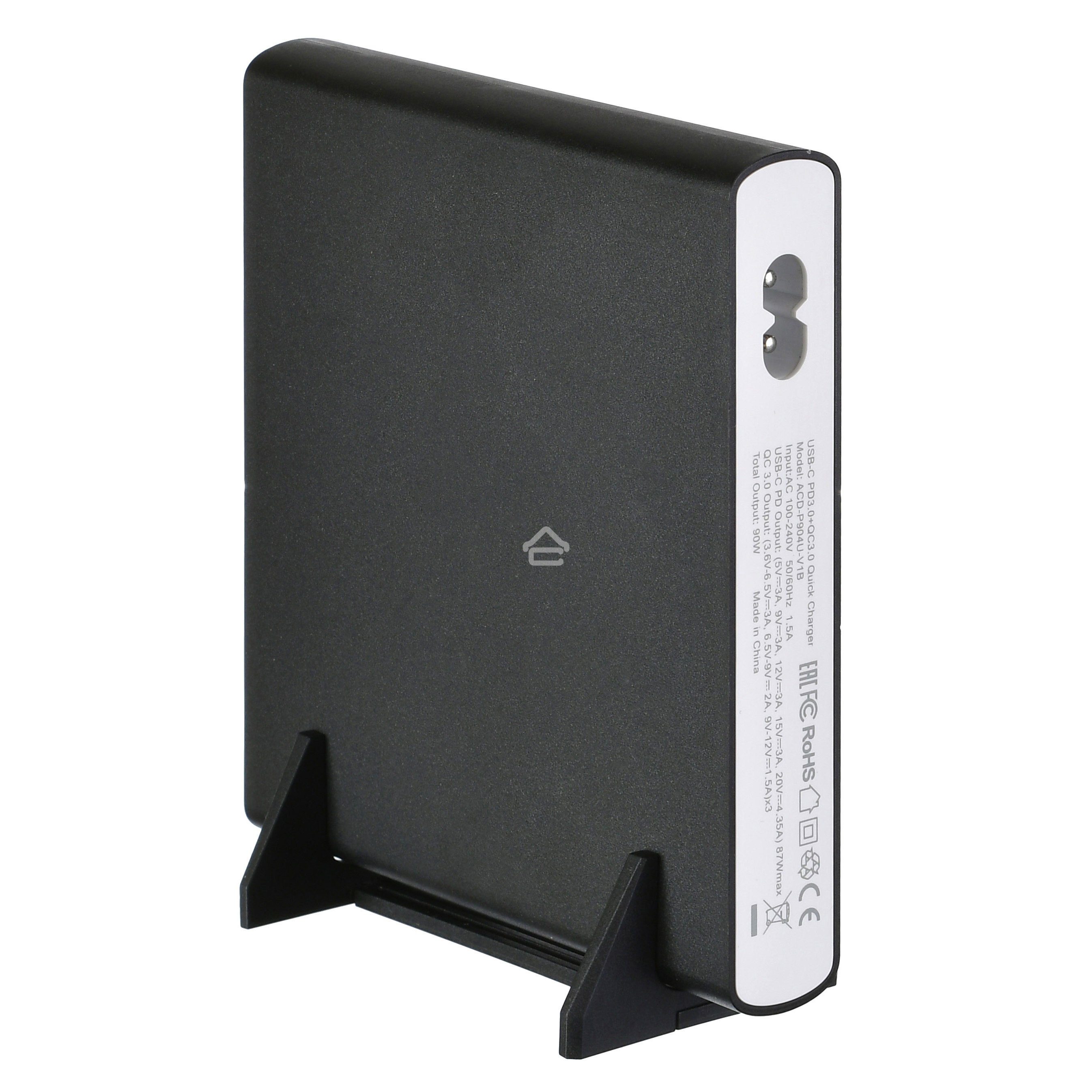 Сетевое зарядное устройство ACD-P904U-V1B 90Вт, 4xUSB 1PD+3QC, 3.6~20В/4.35А(max) RTL