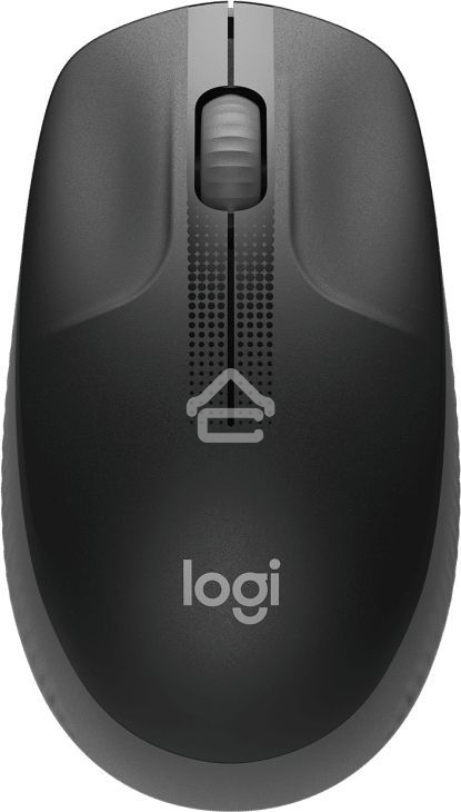 Мышь беспроводная Logitech M190 черный, 1000 dpi, радиоканал, USB, кнопки - 3