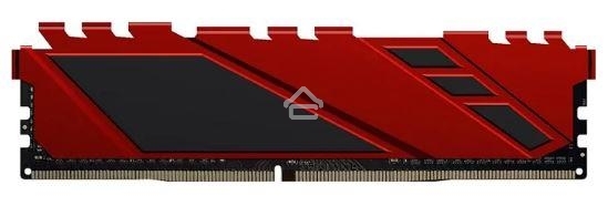 Оперативная память NETAC Shadow, DDR4, 16GB (1x16GB), 3200MHz, CL16, DIMM, с радиаторами, красный