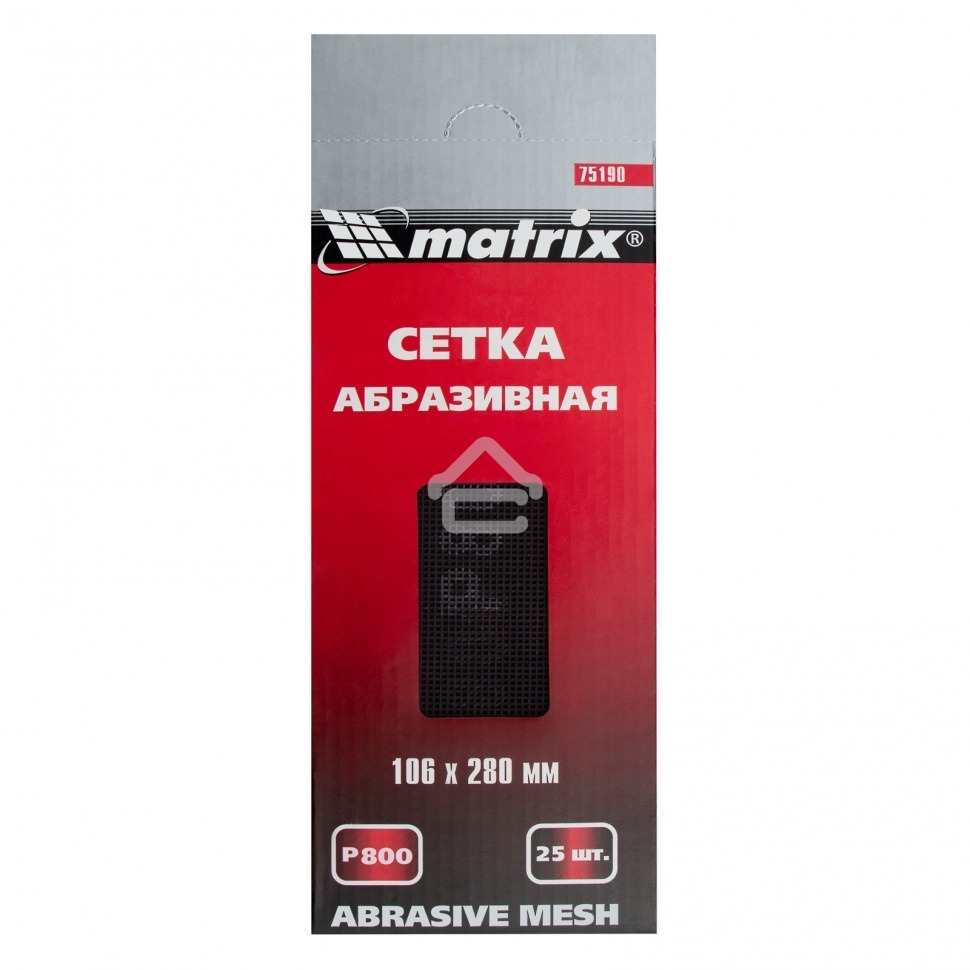 Сетка абразивная Matrix, P 800, 106 х 280 мм, 25 шт.