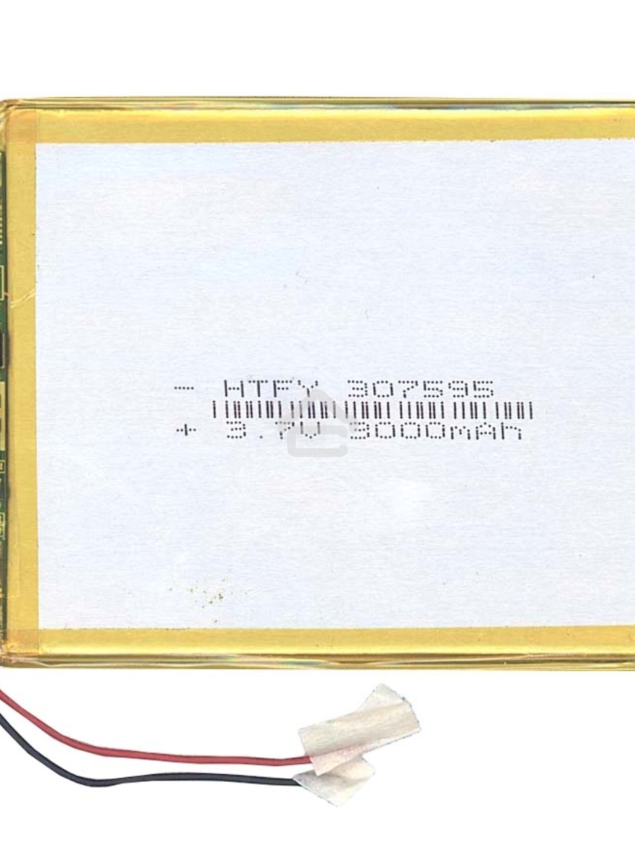 Аккумулятор Li-Pol (батарея) 3*75*95мм 2pin 3.7V/3000mAh
