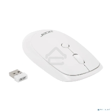 Мышь беспроводная Acer OMR138 белый, 1600 dpi, радиоканал, USB, кнопки - 4