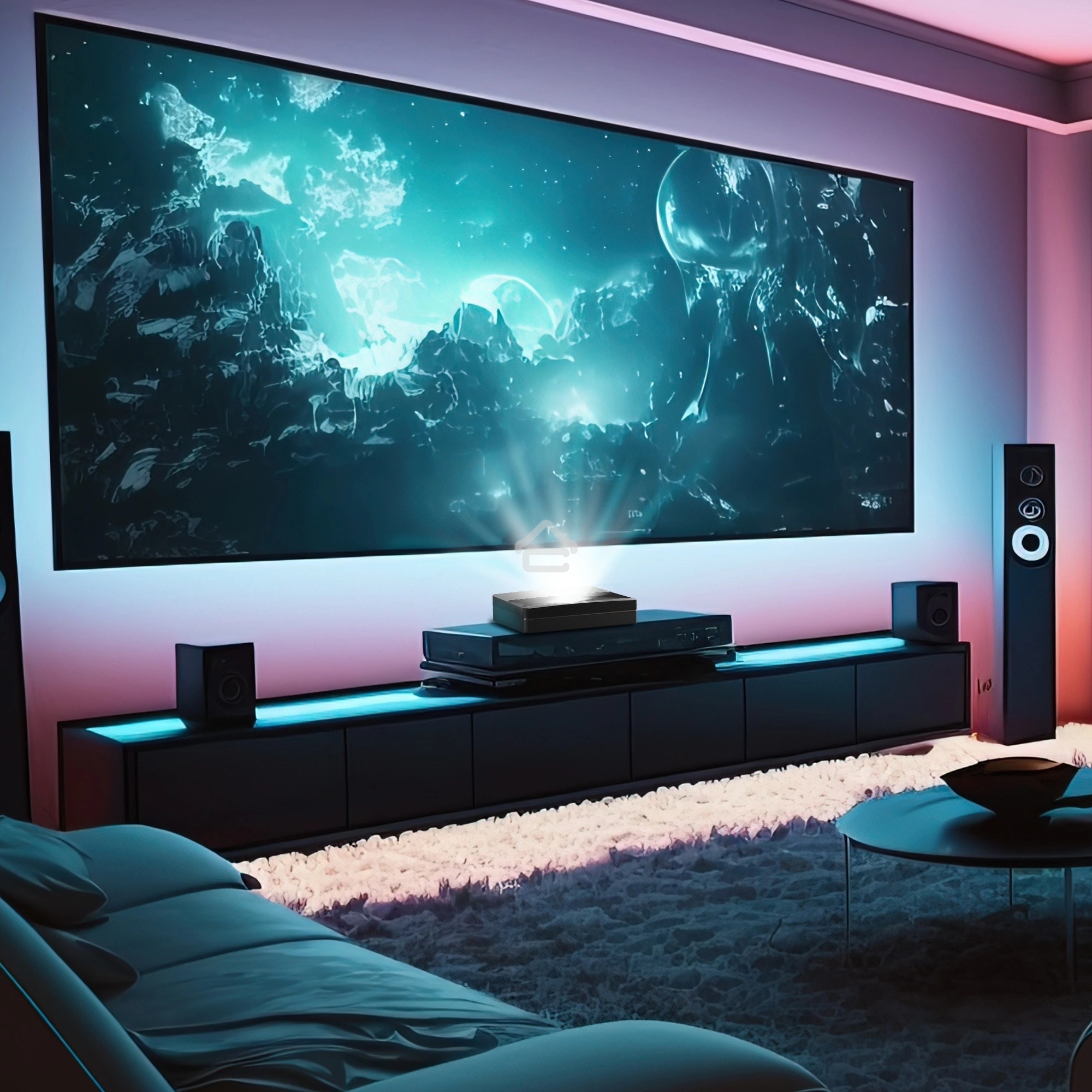 Проектор Cactus CS-U1.SG DLP 27200Lm (3840x2160) 800000:1 ресурс лампы:25000часов 2xUSB typeA 2xHDMI 9.7кг