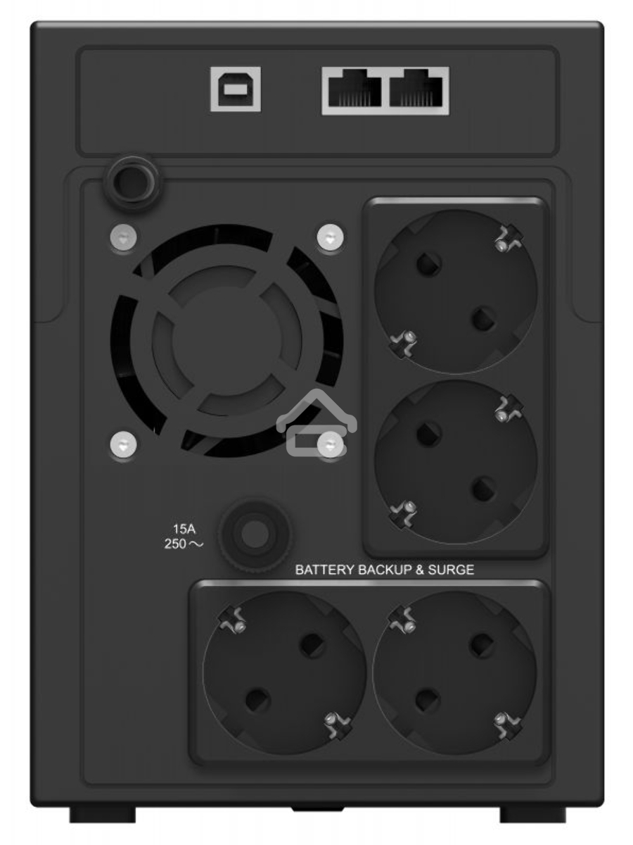Источник бесперебойного питания Ippon Smart Power Pro II Euro 1200 720Вт 1200ВА черный