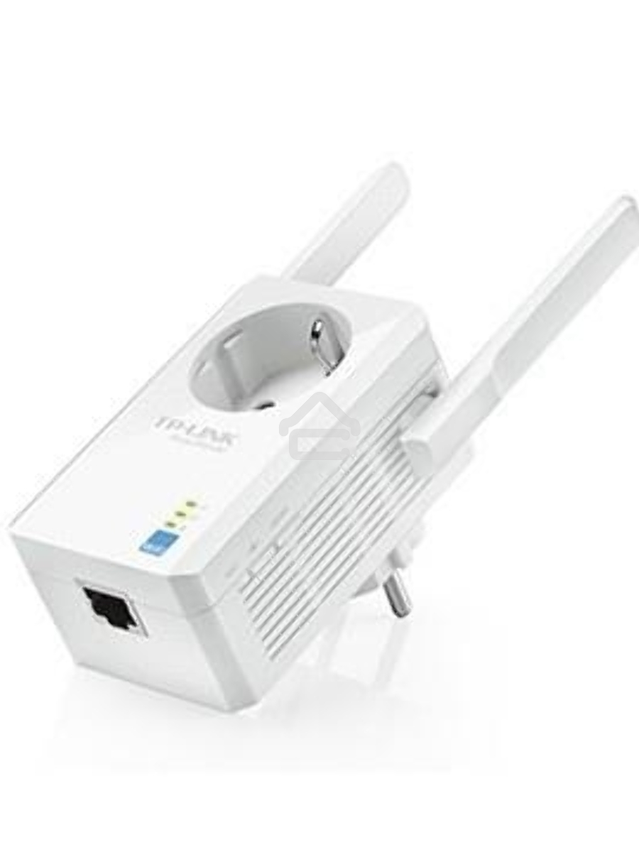 Сетевой адаптер TP-Link SOHO TL-WA860RE 300Mbps Wireless N Wall Plugged Range Extender with AC Passthrough, QCA(Atheros), 2T2R, 2.4GHz, 802.11b/g/n, 1 10/100Mbps LAN port, Range Extender button, Range Extender mode, suppo поставляется без кабеля RJ-45