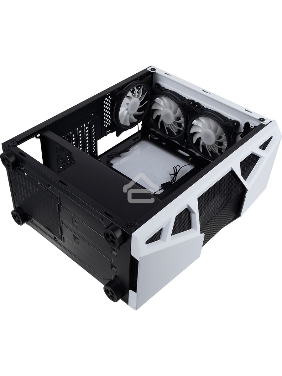 Компьютерный корпус AeroCool / Formula CL-3303W RGB белый без БП ATX 6x120mm 2xUSB2.0 1xUSB3.0 audio bott PSU