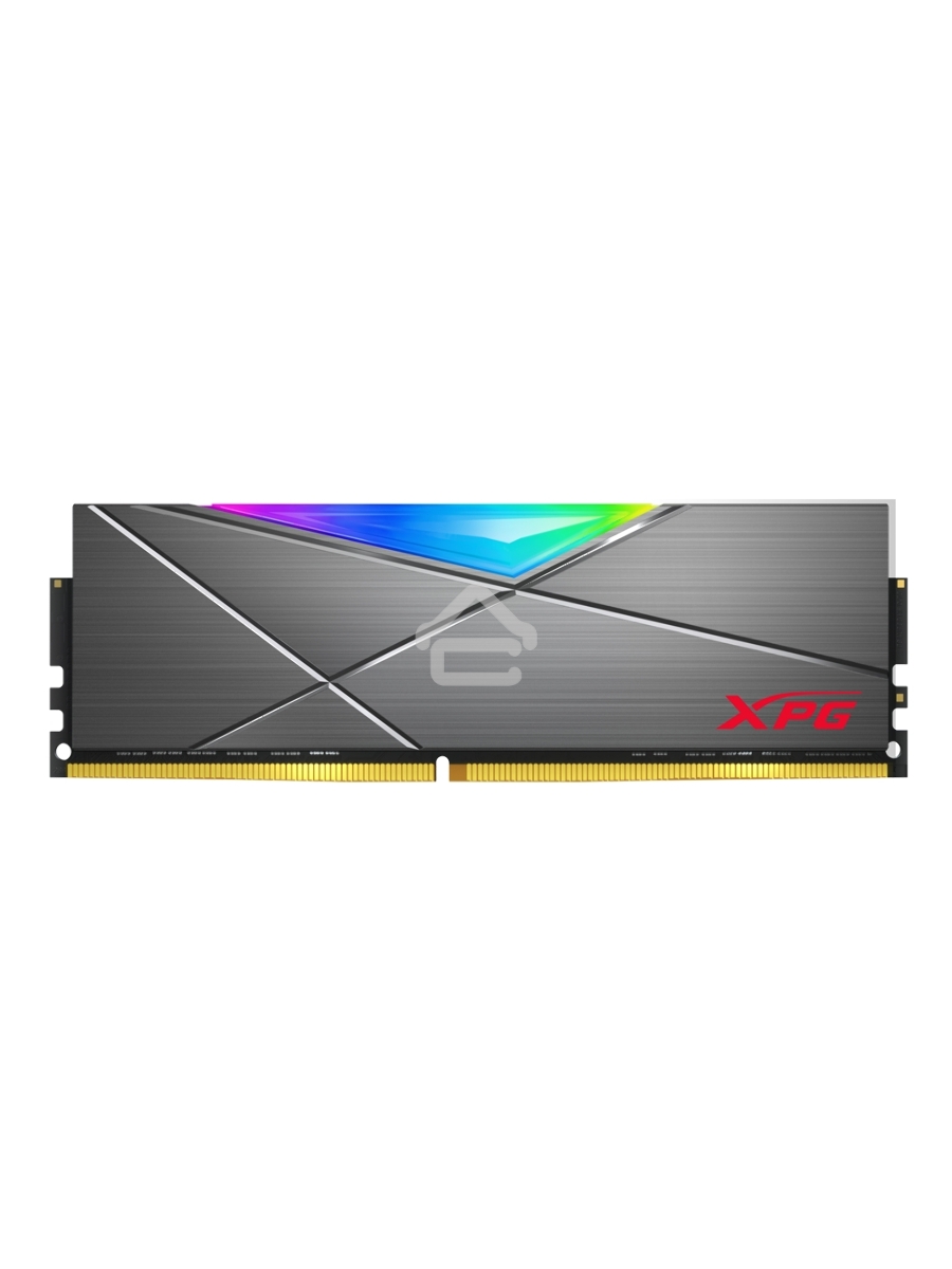 Оперативная память XPG Spectrix D50 RGB, 16GB (2x8GB), DDR4, 3600MHz, CL18, DIMM, с радиаторами, серый, RGB