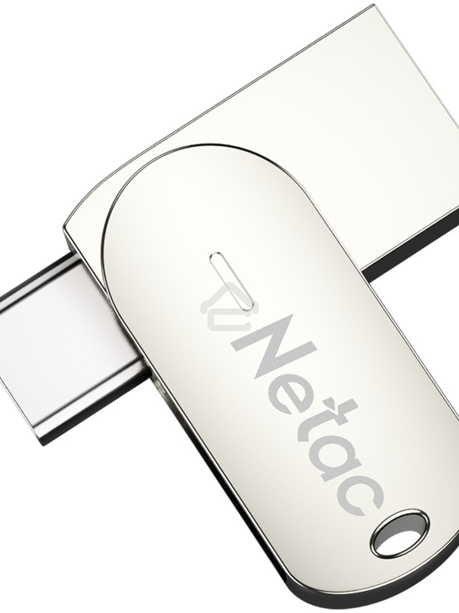 Флеш диск Netac USB Drive U785C USB3.0+TypeC 64GB, retail version