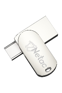 Флеш диск Netac USB Drive U785C USB3.0+TypeC 64GB, retail version