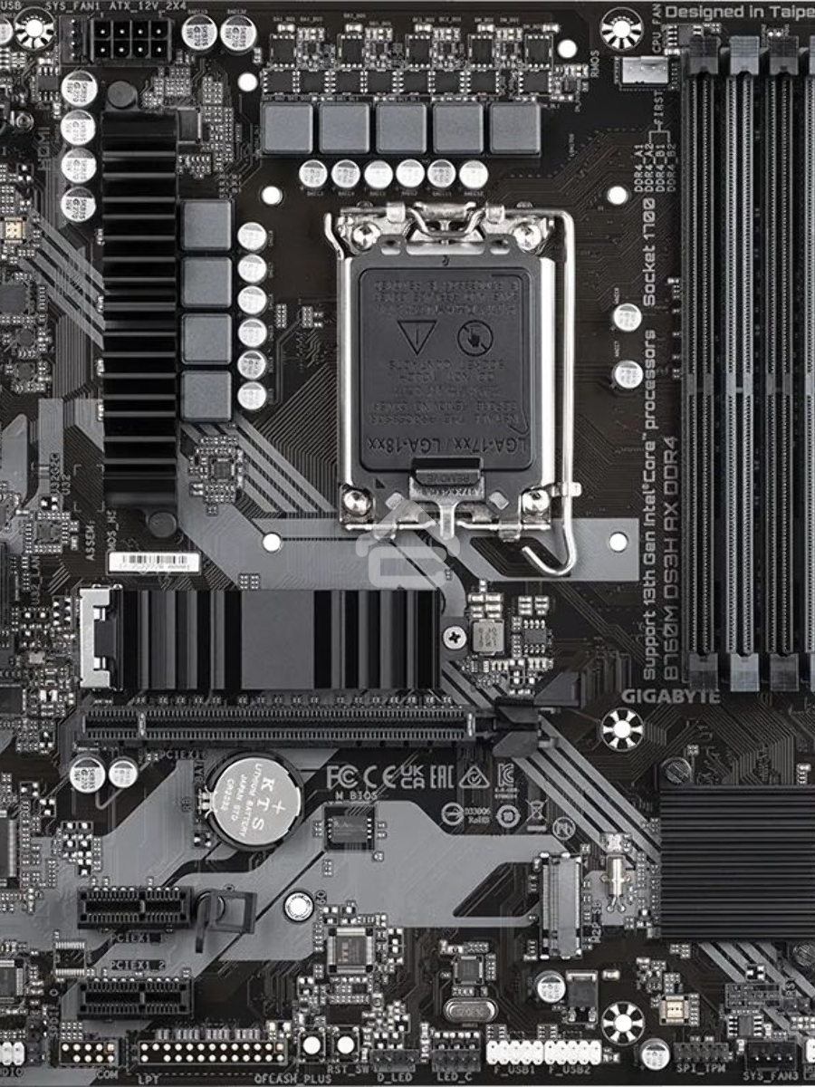 Материнская плата Gigabyte B760M DS3H AX DDR4, LGA 1700, Intel B760, 4xDDR4, 4xSATA, 2xM.2, 1xPCI-E 4.0 x16, 2xPCI-E 4.0 x1, 1xHDMI, 2xDP, 1x 2.5Gb LAN, 3xUSB 3.2 Gen 1, 2xUSB 2.0, 3x3.5 мм, 7.1, Micro-ATX